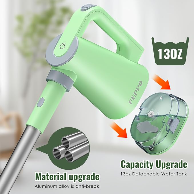 FEPPO Steam Mop with Detachable Handheld Steam Cleaner - Image 7
