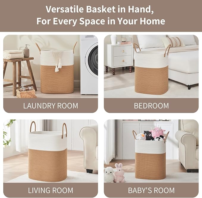 Laundry Basket with Handles - Image 4
