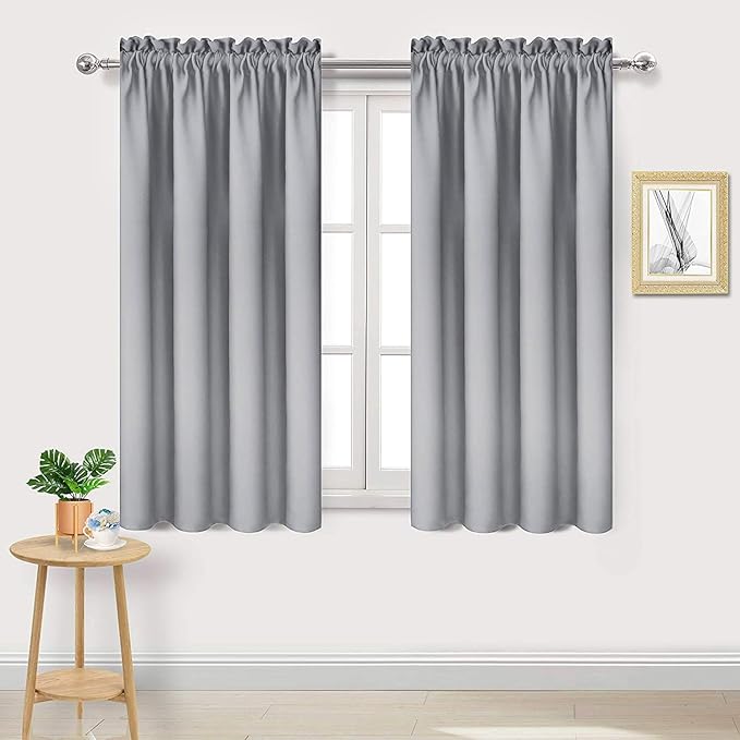 DWCN Blackout Curtains Room Darkening Thermal Insulated Bedroom Curtains Window by DWCN