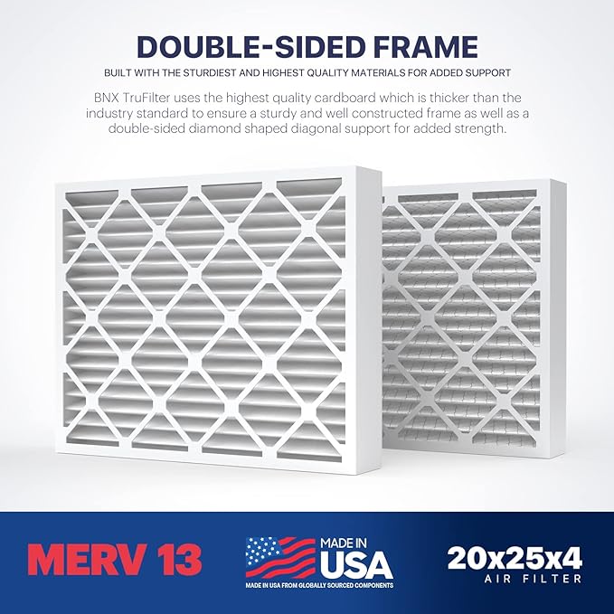 BNX TruFilter 16x25x4 MERV 13 Air Filter - Image 5