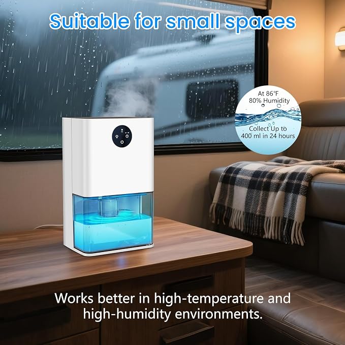 Dehumidifier, 50 OZ Small Dehumidifiers - Image 4