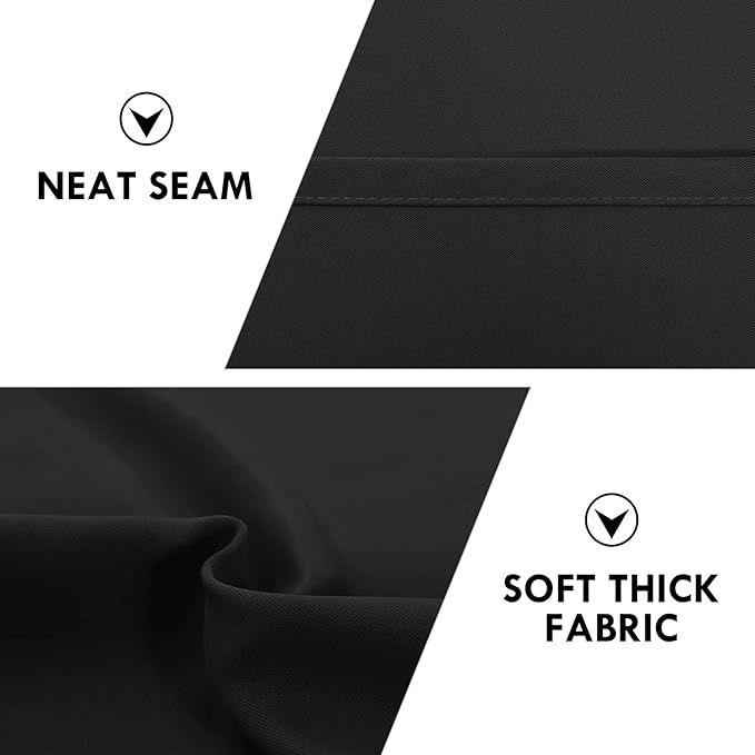 DWCN Black Blackout Curtains for Bedroom, 60 x 84 inches Long - Image 5