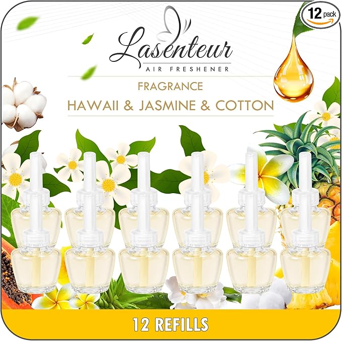 PlugIns Refills Air Freshener, Scented and Essential Oils by LASENTEUR