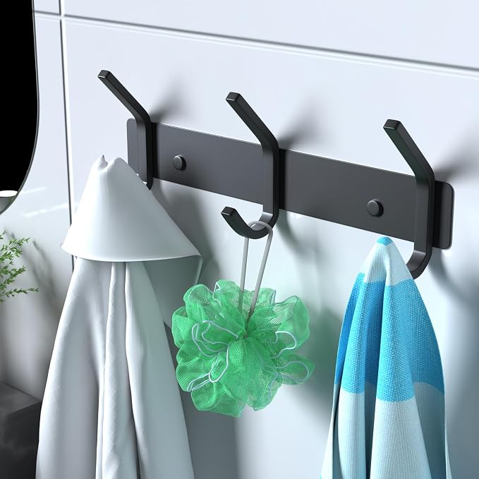VAEHOLD Coat Hooks Wall Hook for Hanging Clothes Robes Towels Hats Heavy Duty - Image 4