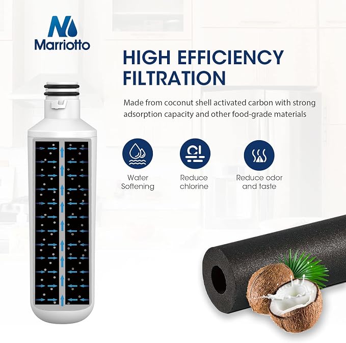 MARRIOTTO LT1000PC Refrigerator Water Filter, Water Filter ADQ747935 Compatible - Image 5