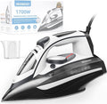 Steam Iron for Clothes Rapid Heating, 1700W Iron by IRONDAY