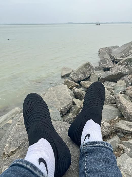 Adult Indoor House Slippers Socks Lightweight Non Slip Grip House Home Shoes - Image 4
