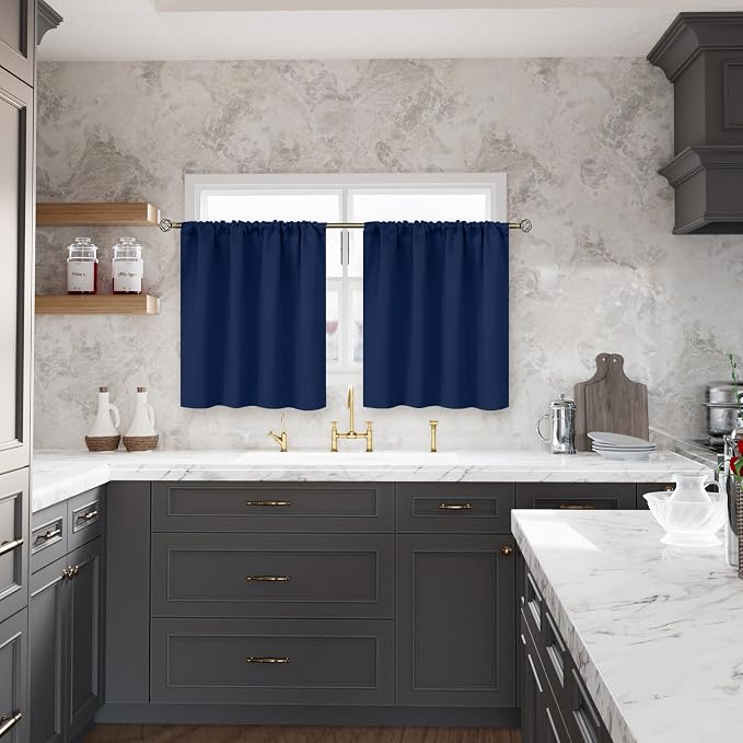 BGment Short Curtains Blackout 36 Inches Length - Image 3