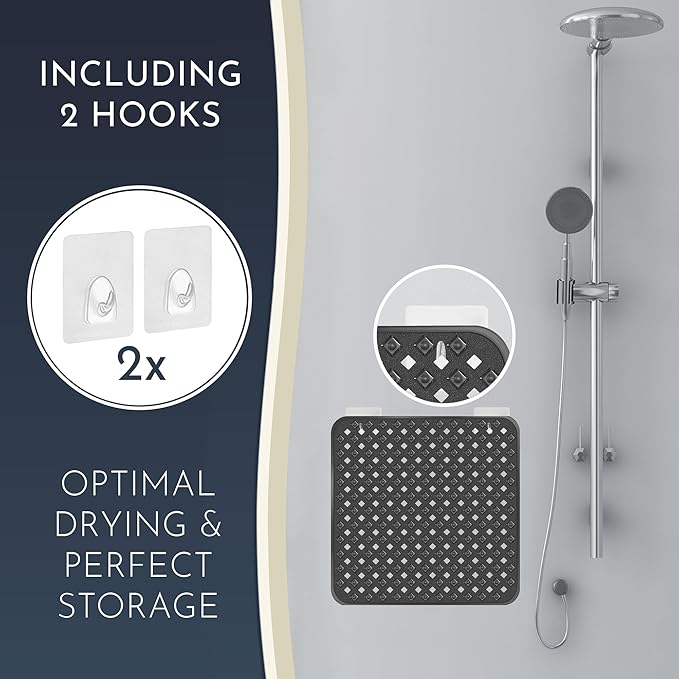 Homerella Anti Slip Shower Mat | Anti Mold Non Slip Bathtub Mat - Image 4