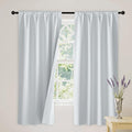 RYB HOME White Blackout Curtains by RYBHOME