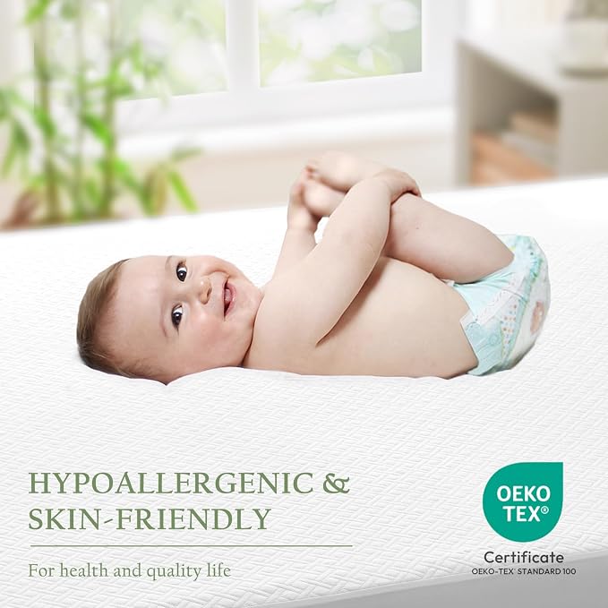 100% Waterproof Full Mattress Protector, Breathable Bamboo Rayon Mattress Cover - Image 2