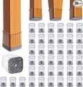 BUMACO Chair Leg Floor Protectors Square Chair Leg Protectors by BUMACO