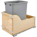 Rev-A-Shelf Pullout Trash Can for Kitchen Cabinet, Single 35 Qt Bin by Rev-A-Shelf