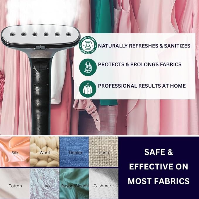 SALAV® Heavy Duty Smart Auto Shut-off Commercial Full-Size Garment Steamer - Image 9