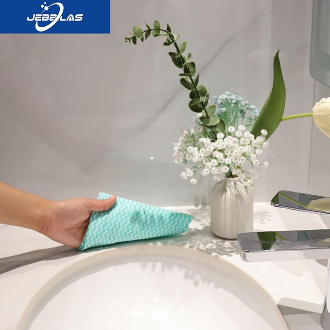 JEBBLAS Handi Wipes Reusable Cloths Dry Cleaning Cloths Dish Towel Kitchen - Image 7