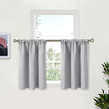 BGment Light Grey Short Curtains 36 Inches Length by BGment