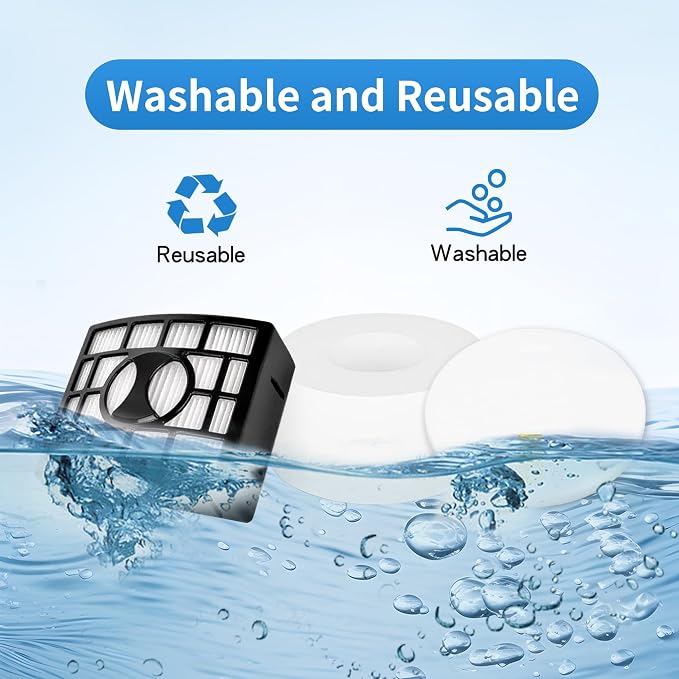 Soft Bristle Brushroll Roller Hepa Foam Filter Replacement Parts Compatible - Image 5