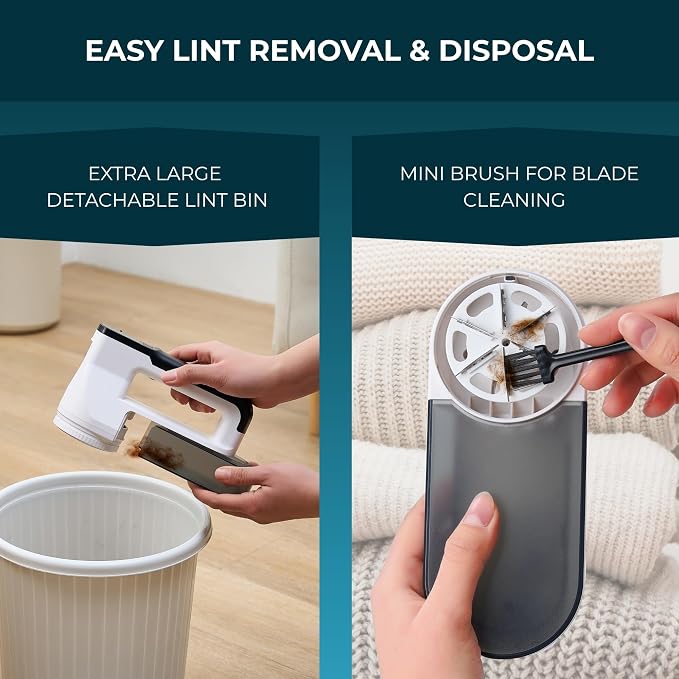 True & Tidy XL Rechargeable Fabric Shaver - Image 7