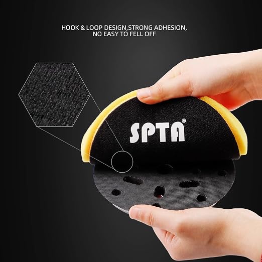 Yellow Medium Cut Pad, Polishing and Waxing -FPTSS6Y - Image 4