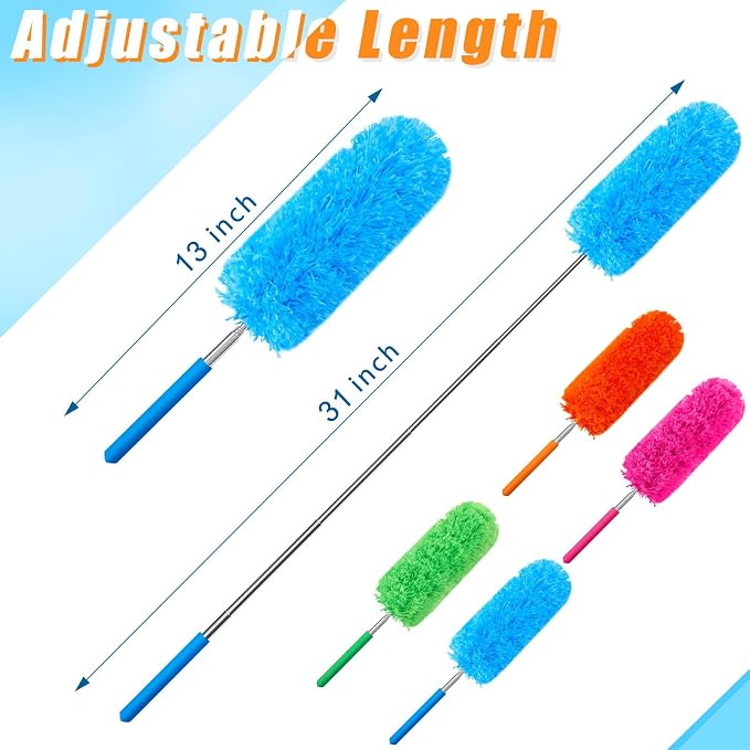 Tanlade 8 Pcs Microfiber Feather Duster - Image 2