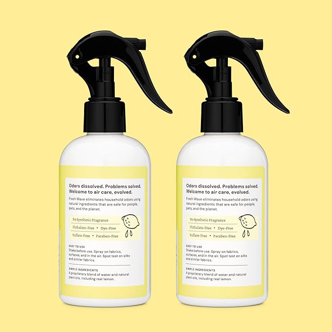 Fresh Wave Lemon Scent Odor Removing Spray, 8 fl. oz. | Pack of 2 | Odor - Image 7