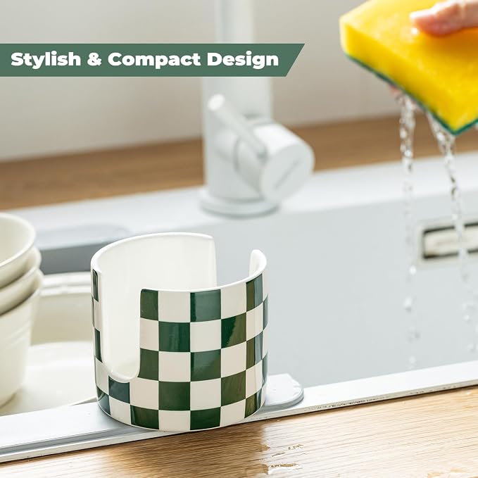 Ceramic Kitchen Sponge Holder, Dish Sponge Holder Suitable - Image 6