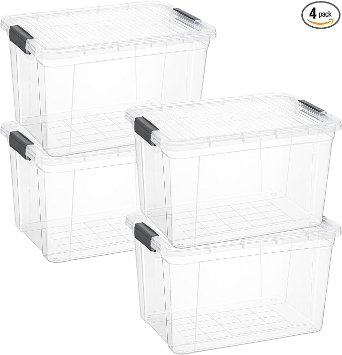Superio Clear Storage Boxes by Superio