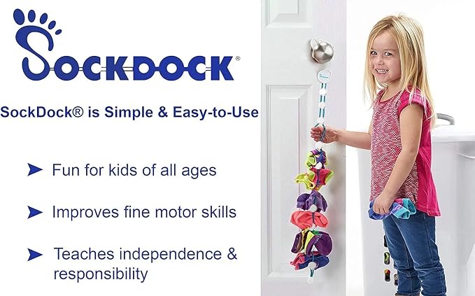 Sock Laundry Solution for Washing Drying & Storing Socks in Pairs, Clip & Hold - Image 7
