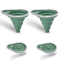 New Upgraded Small Silicone Collapsible Funnel Set by BooMetCheer
