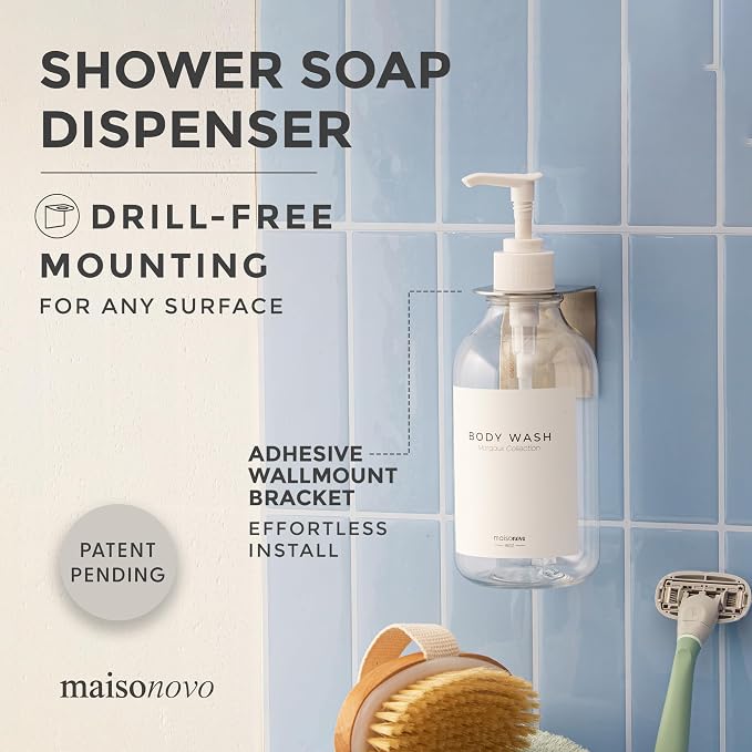 MaisoNovo Shampoo and Conditioner Dispenser - Image 2