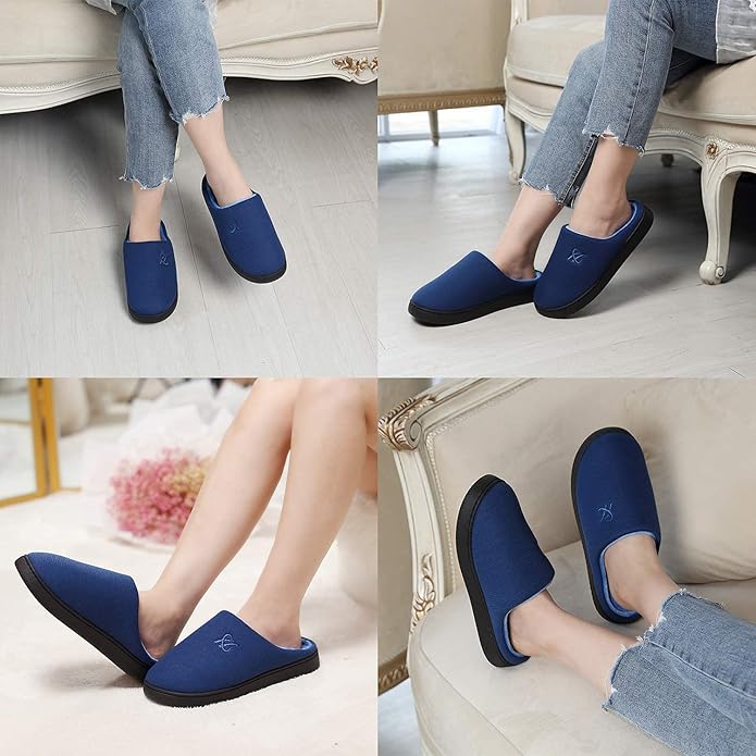Memory Foam Slippers for Women's and Men's Casual House Shoes - Image 4