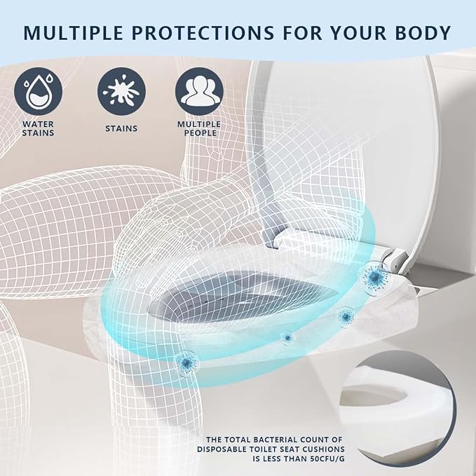 1 Pack Disposable Toilet Seat Covers Flushable Paper Toilet Seat Cover - Image 4