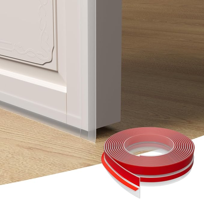 T-Shaped Door Draft Stopper, 1.97 in x 40 Ft Silicone Seal Strip - Image 4