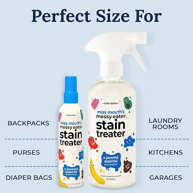 Miss Mouth's Messy Eater Stain Treater Spray - 16oz Stain Remover - Newborn & - Image 9