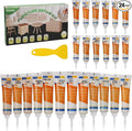 Wood Furniture Repair Kit, 24 Colors Wood Fillers, Scratch Repair Covers & by Uxney