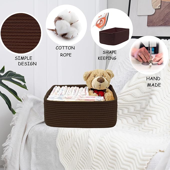 COMFY-HOMI 11.5"x7.5"x4.7" Storage Baskets - Image 8