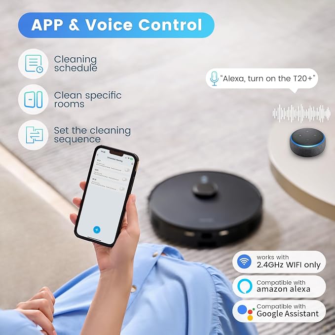 AIRROBO Robot Vacuum and Mop Combo, Self-Emptying, 60-Day Capacity, Home Mapping - Image 7