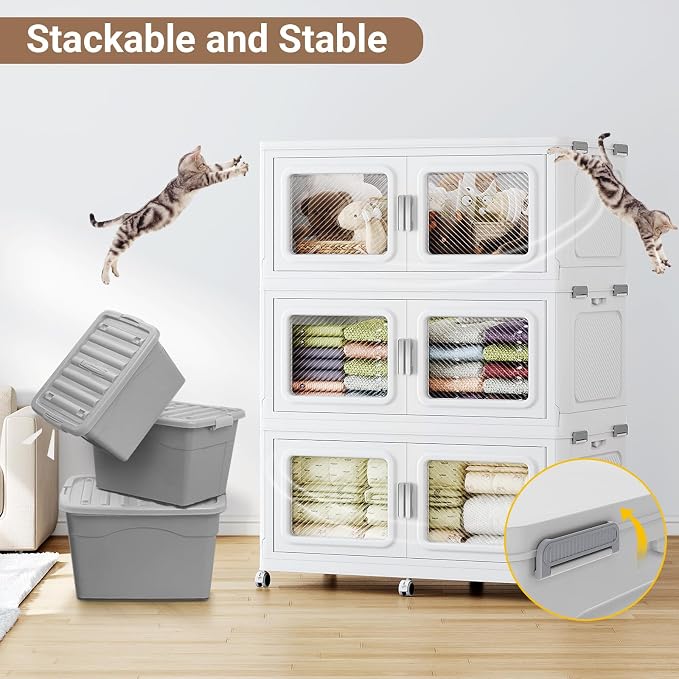 BROVIEW 1200 Qt Stackable Storage Bin - Image 8