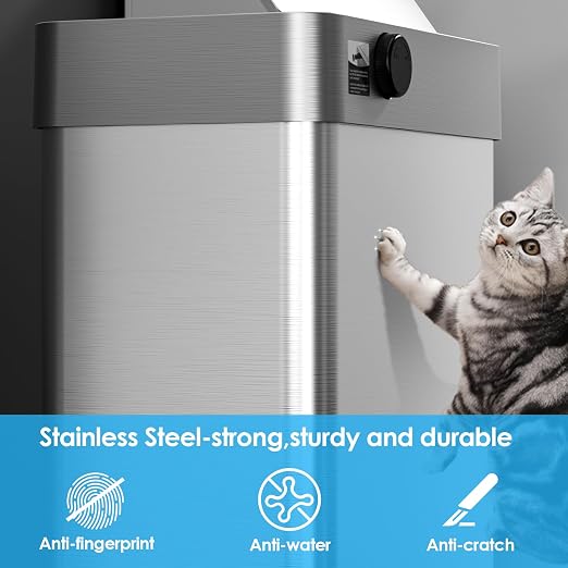 TLSUNNY 21.1 Gallon Motion Sensor Trash Can, Touchless Automatic Garbage Can - Image 5