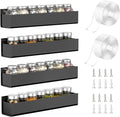 PMMASTO Adhesive Acrylic Spice Rack Organizer by PMMASTO