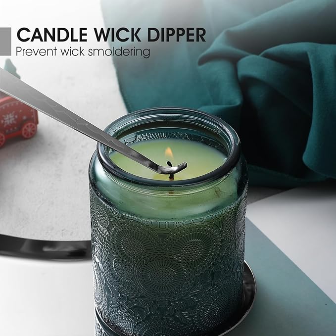 PATOISE 3 in 1 Candle Accessory Set, Candle Wick Trimmer Cutter, Candle Snuffer - Image 5