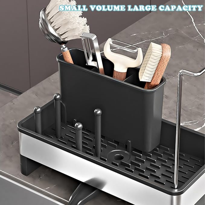 Sponge Holder for Kitchen Sink, Sink Caddy Organizer - Image 6