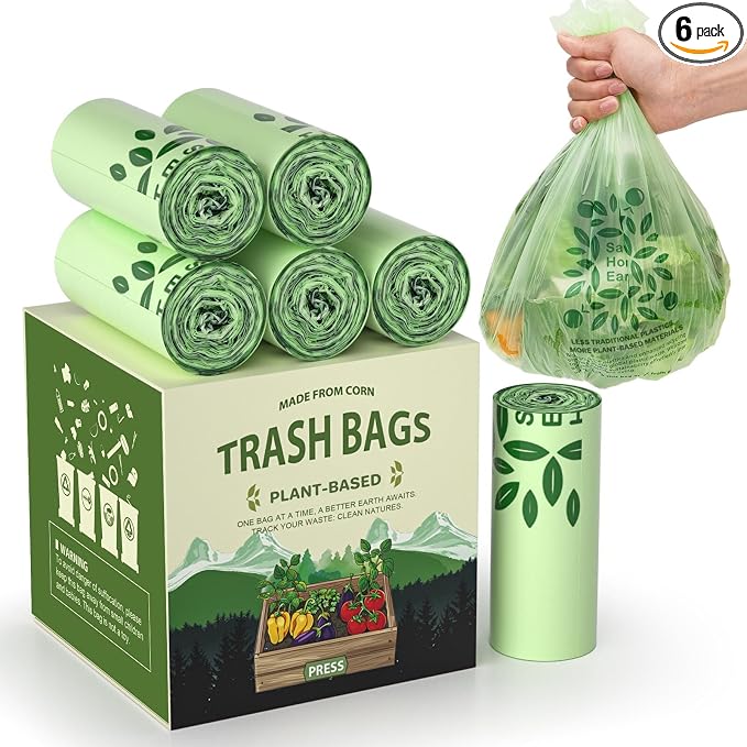 AYOTEE Small Compost Bags 2.6 Gallon Trash Bag, 3 Gallon, Small Waste Basket by AYOTEE