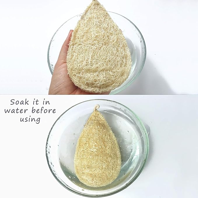 Natural Loofah Dish Sponge - Image 5