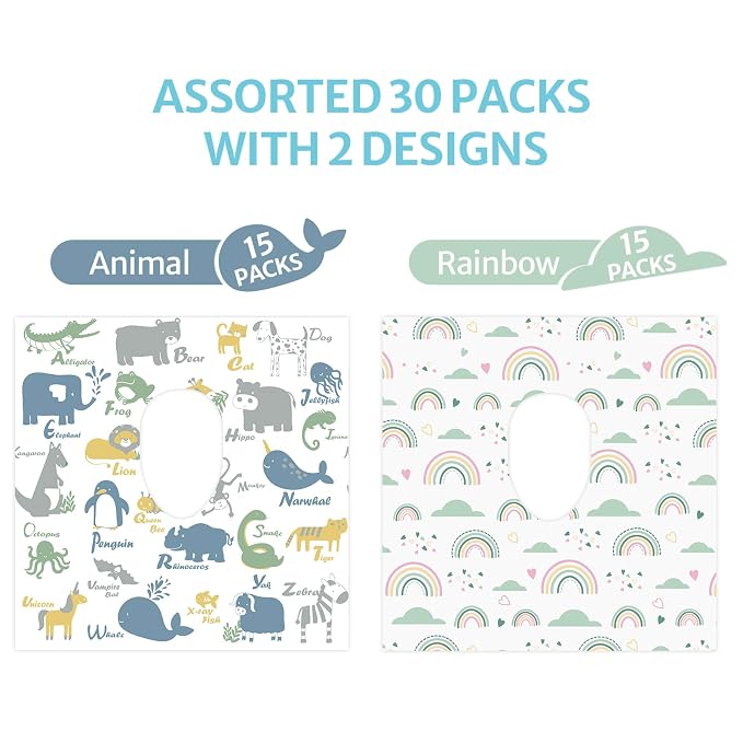 Blissful Diary 30 Pcs Toilet Seat Covers Disposable - Image 4