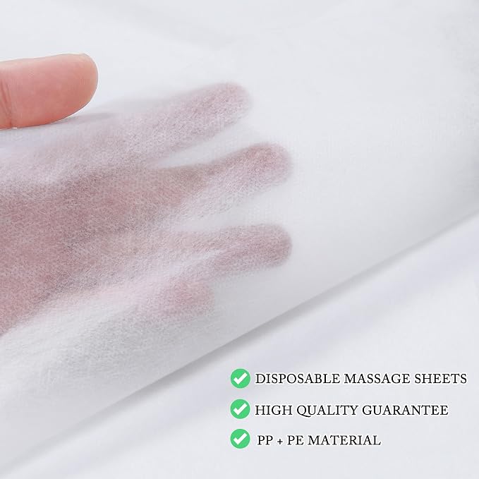 200 Pcs Disposable Bed Sheets 31" x 71" Massage Table Sheets Non Woven Fabric - Image 2