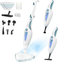 12-in-1 Steam Mop, Fast 15-Sec Heat-Up, 1500W Detachable Handheld Steam Cleaner by aspiron