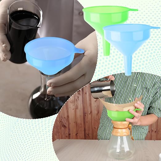 Honeydak 18 Pieces Multi-Purpose Plastic Funnels 4.7 Inch Wide Mouth Funnels - Image 6