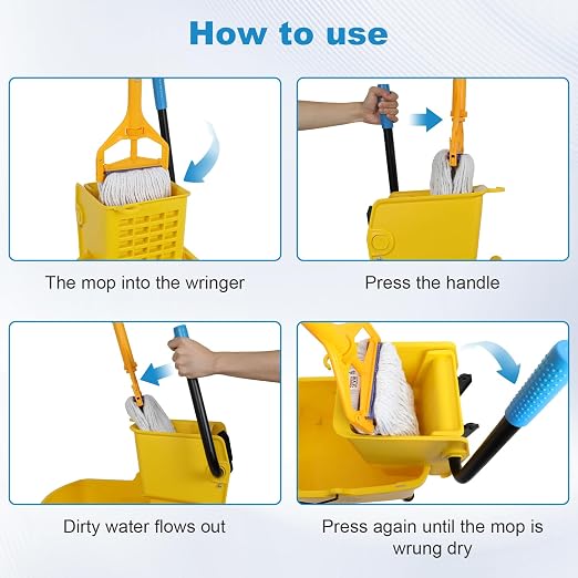 35 Qt Commercial Mop Bucket - Image 6