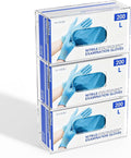 HIIMIEI Glove Holder for Wall Mount: Magnetic Gloves Box Holder, Acrylic by HIIMIEI
